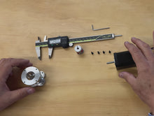 Load and play video in Gallery viewer, NEMA17 Stepper &amp; Servo Motor Mount – Billet Aluminum CNC Bracket
